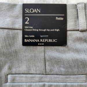 Gray Banana Republic Petite Pants